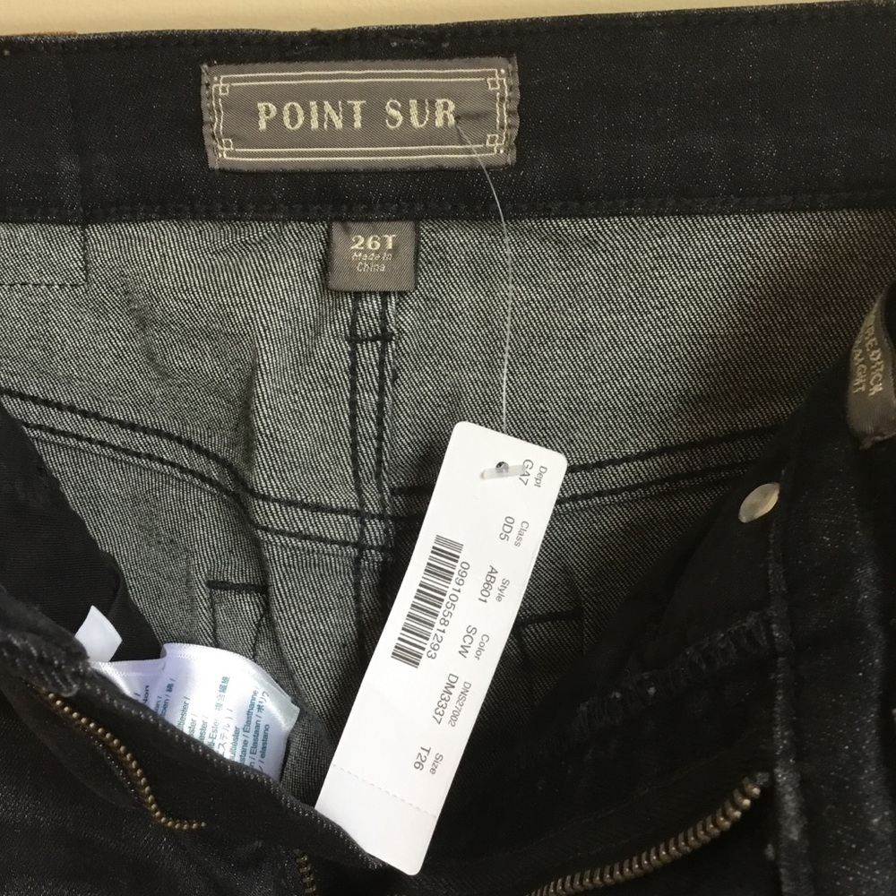 J. Crew Women's Black Straight Leg Jeans - Picture 6 of 10